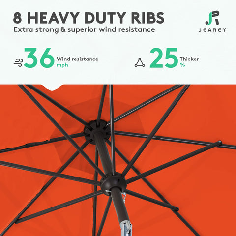 JEAREY waterproof UV canopy protects from sun and light rain