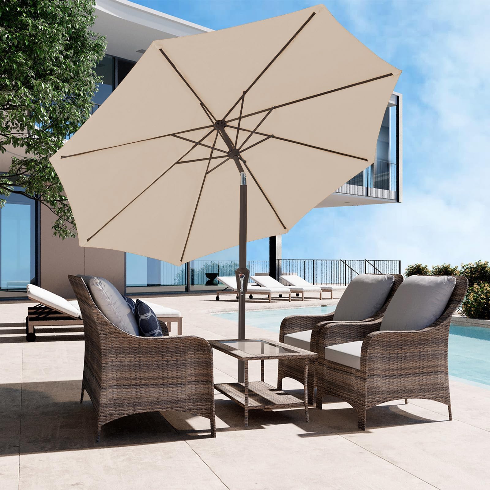 JEAREY waterproof UV-resistant fabric keeps colors vibrant