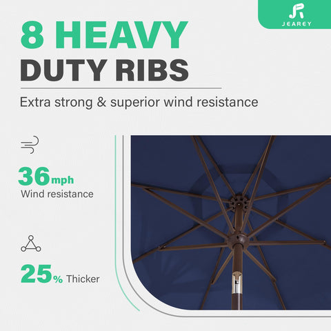 JEAREY waterproof and UV-resistant fabric keeps colors vibrant outdoors