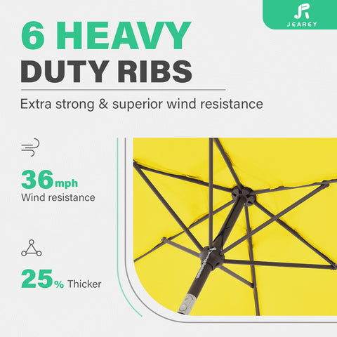 JEAREY wind-vent canopy promotes airflow while maintaining shade