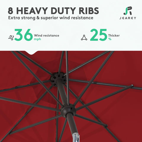 JEAREY wind-vent top promotes airflow and cooler shade
