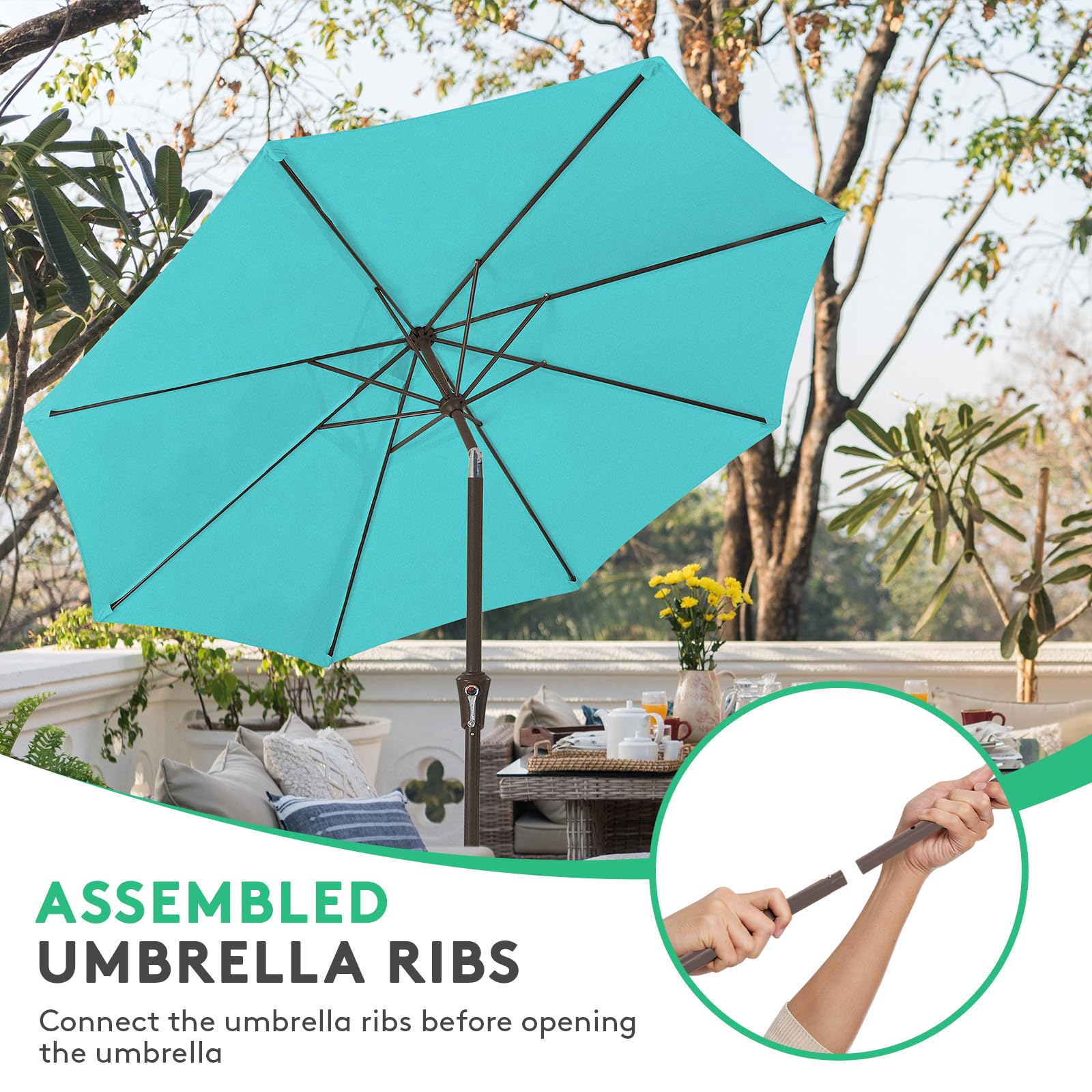 JEAREY wind vent top reduces heat and improves stability in breezy conditions.