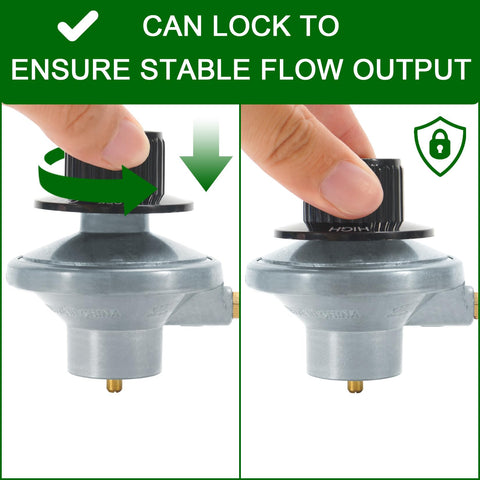 JEASOM safety-lock feature prevents accidental flame adjustments during handling