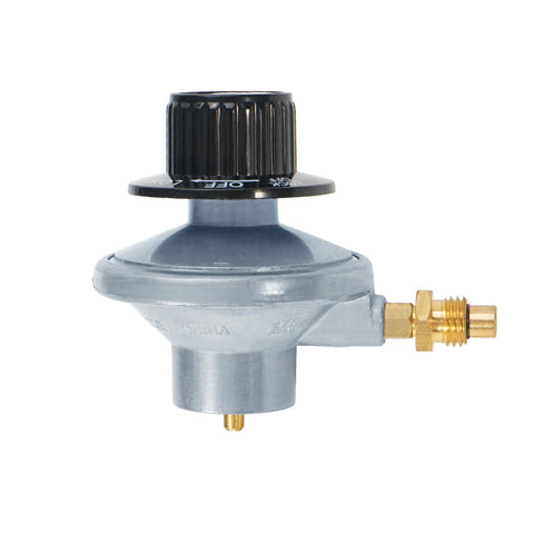 JEASOM propane control valve front view for portable grills with precise flame control