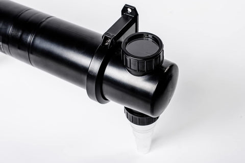 Horizontal installation of Jebao PU-36 for pond layouts