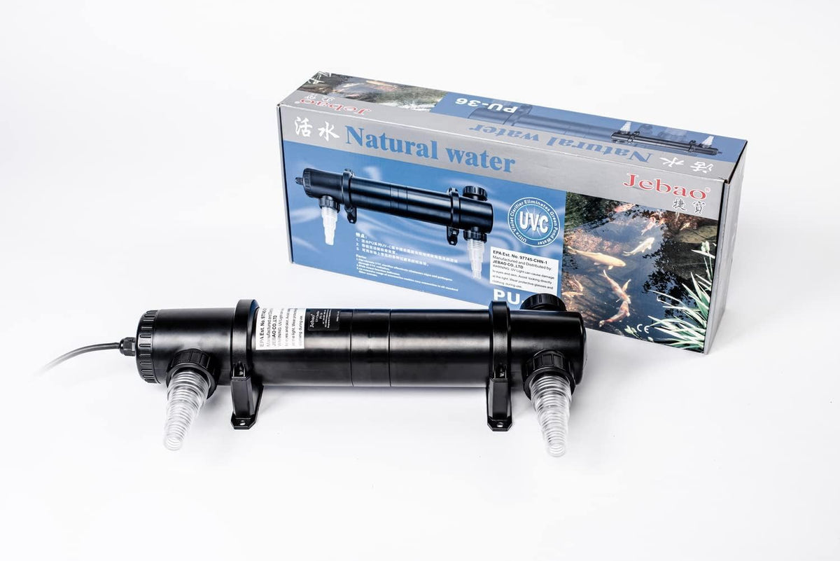 Jebao PU-36 pond clarifier unit improves water clarity for large ponds