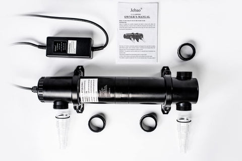 Vertical installation of Jebao PU-36 for space saving setup