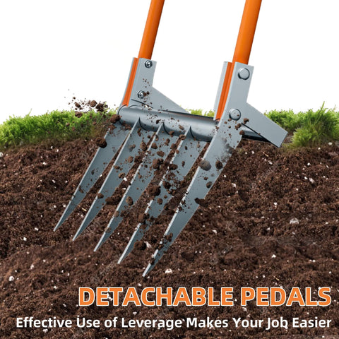 Jebosam Broadfork with detachable pedals for added leverage