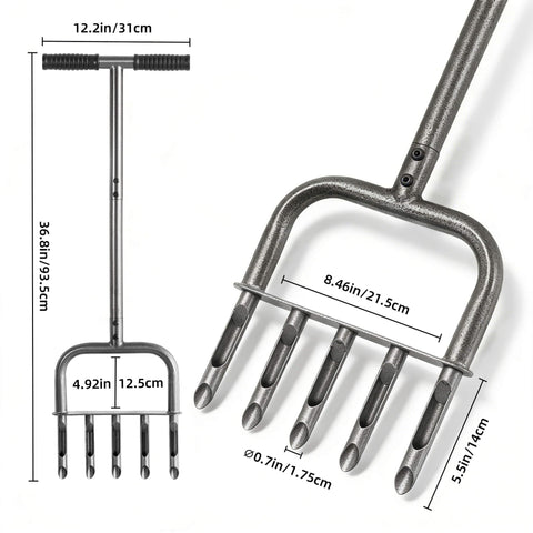 Jebosam manual core lawn aerator easy to assemble in minutes.