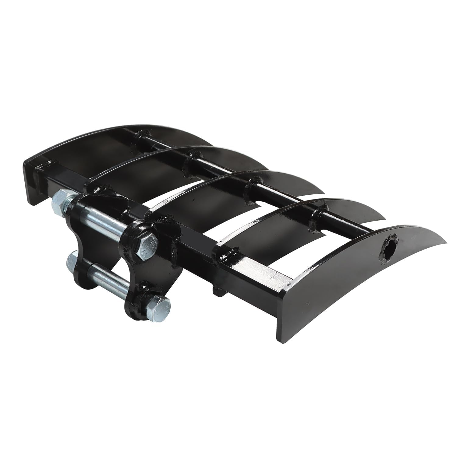 Jecoupoon backhoe rake ideal for garden, farmland, and ditch maintenance tasks.