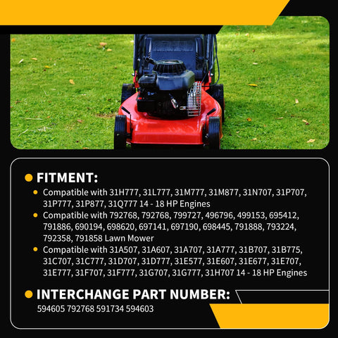 Jecoupoon carburetor kit built for dependable lawn care.