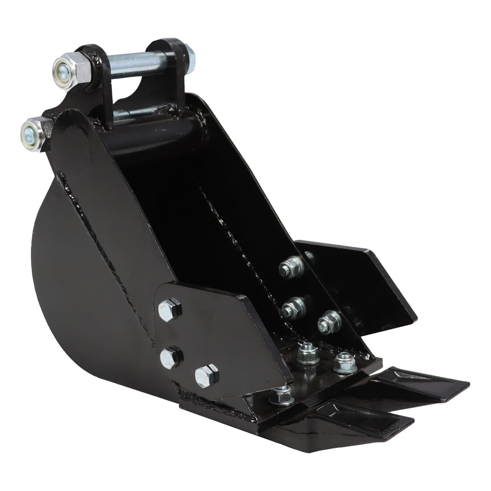 Jecoupoon easy-install bucket simplifies swapping on compatible machines.