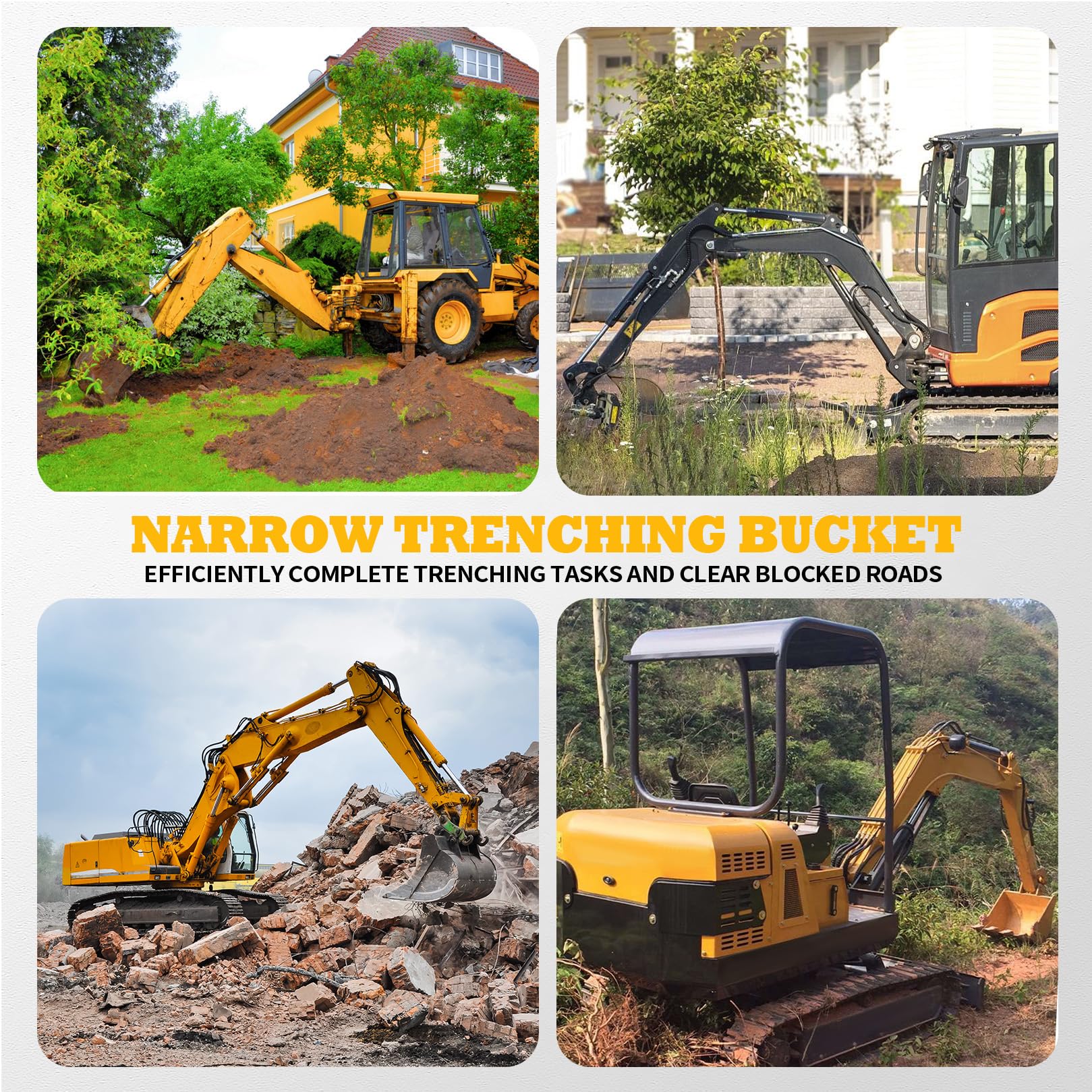 Jecoupoon small excavator attachment designed for easy direct installation.
