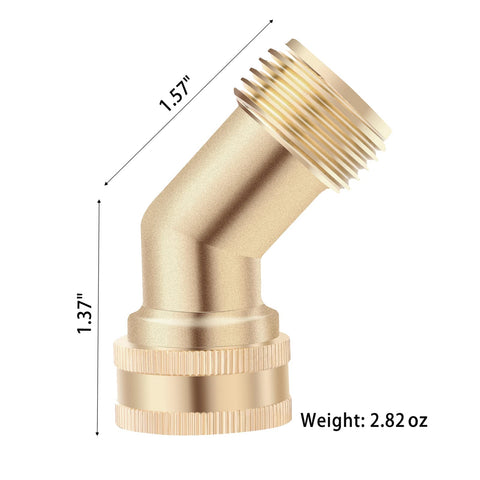 Jeeker two-pack elbows for versatile RV and garden setups.
