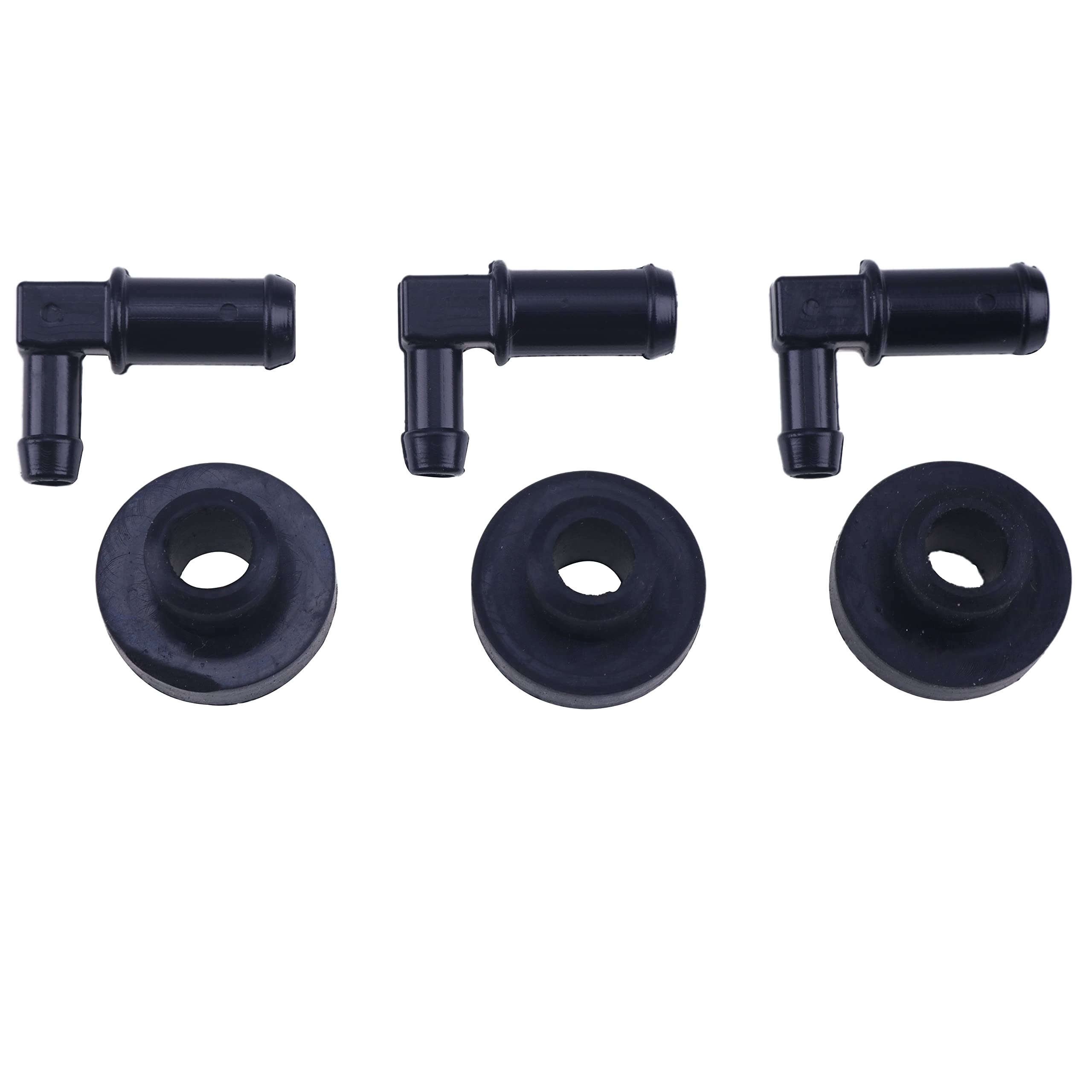 JEENDA fuel-tank-stem 532139277 connects to the fuel line on Husqvarna models.