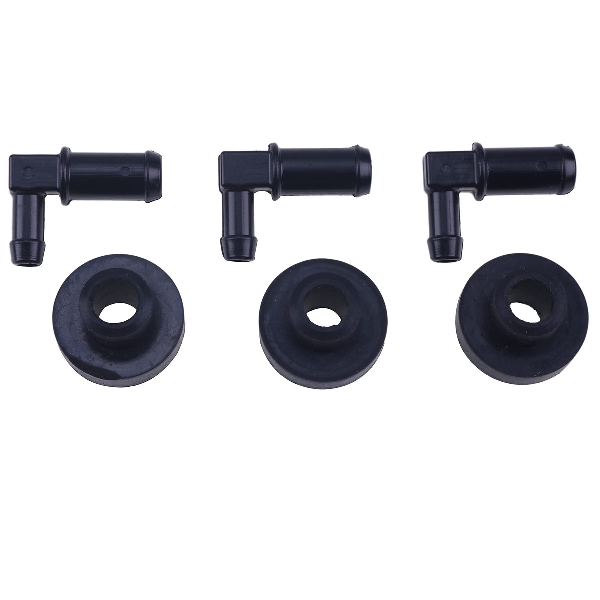 JEENDA fuel-tank-stem 532139277 connects to the fuel line on Husqvarna models.