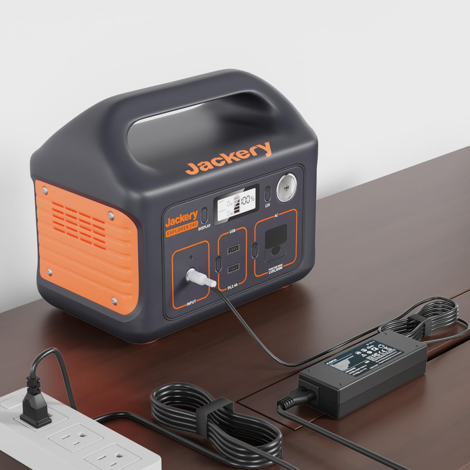 Jeestam package contents image illustrating essentials for on-the-road charging