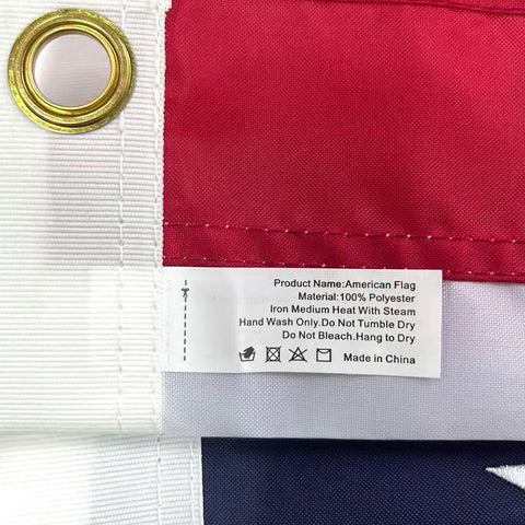 Jegatoo all-weather flag supports long-lasting outdoor patriotism.