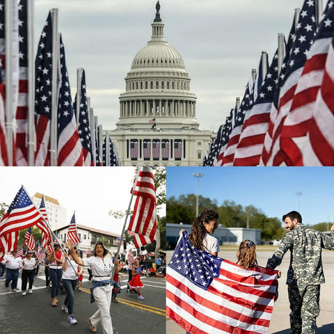 Jegatoo flag maintains vivid colors through seasons and weather.