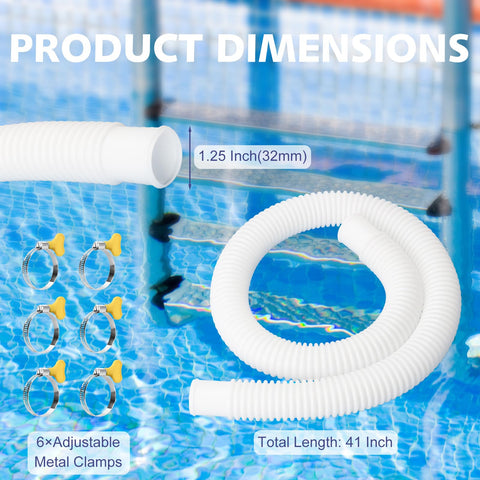 JEKIVEY pool hose three pack ready for replacements during pool season