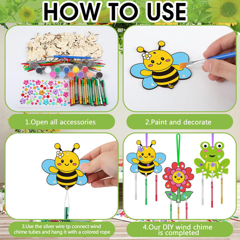 JellyArch ant wind chime ornament for playful craft tables and entryways