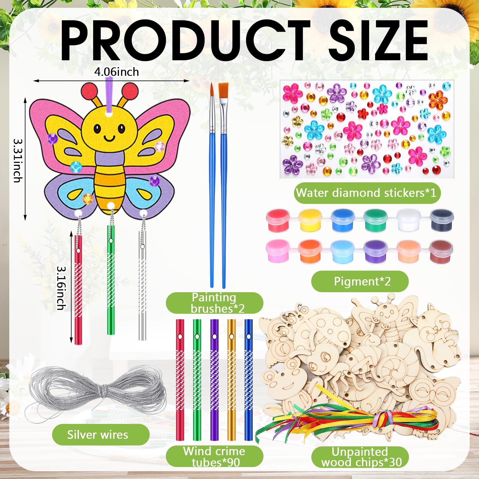 JellyArch ladybug wind chime ornament for classroom projects and nature-inspired decor