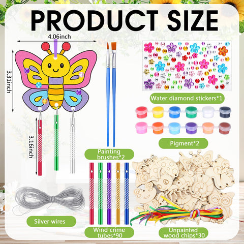 JellyArch ladybug wind chime ornament for classroom projects and nature-inspired decor