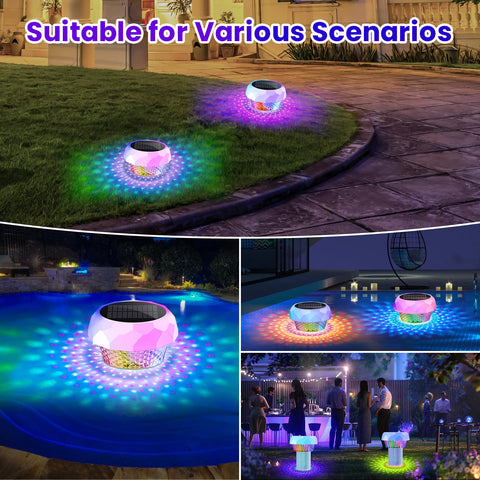 IP68 waterproof design of the JEMULICE floater for durability in sun and splashes.