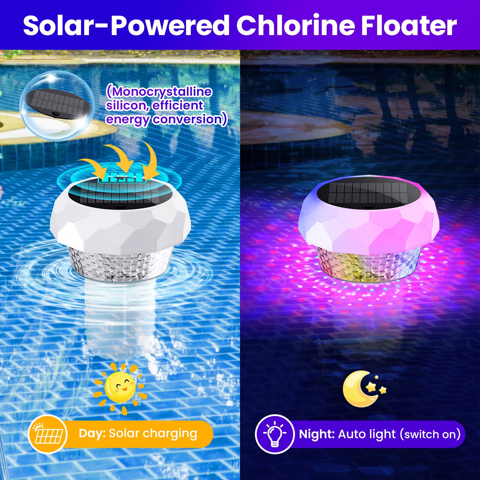 Remote control enables easy lighting adjustments on the JEMULICE floater.