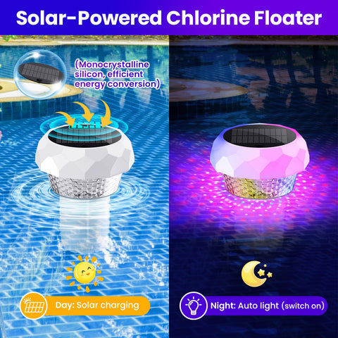 Remote control enables easy lighting adjustments on the JEMULICE floater.
