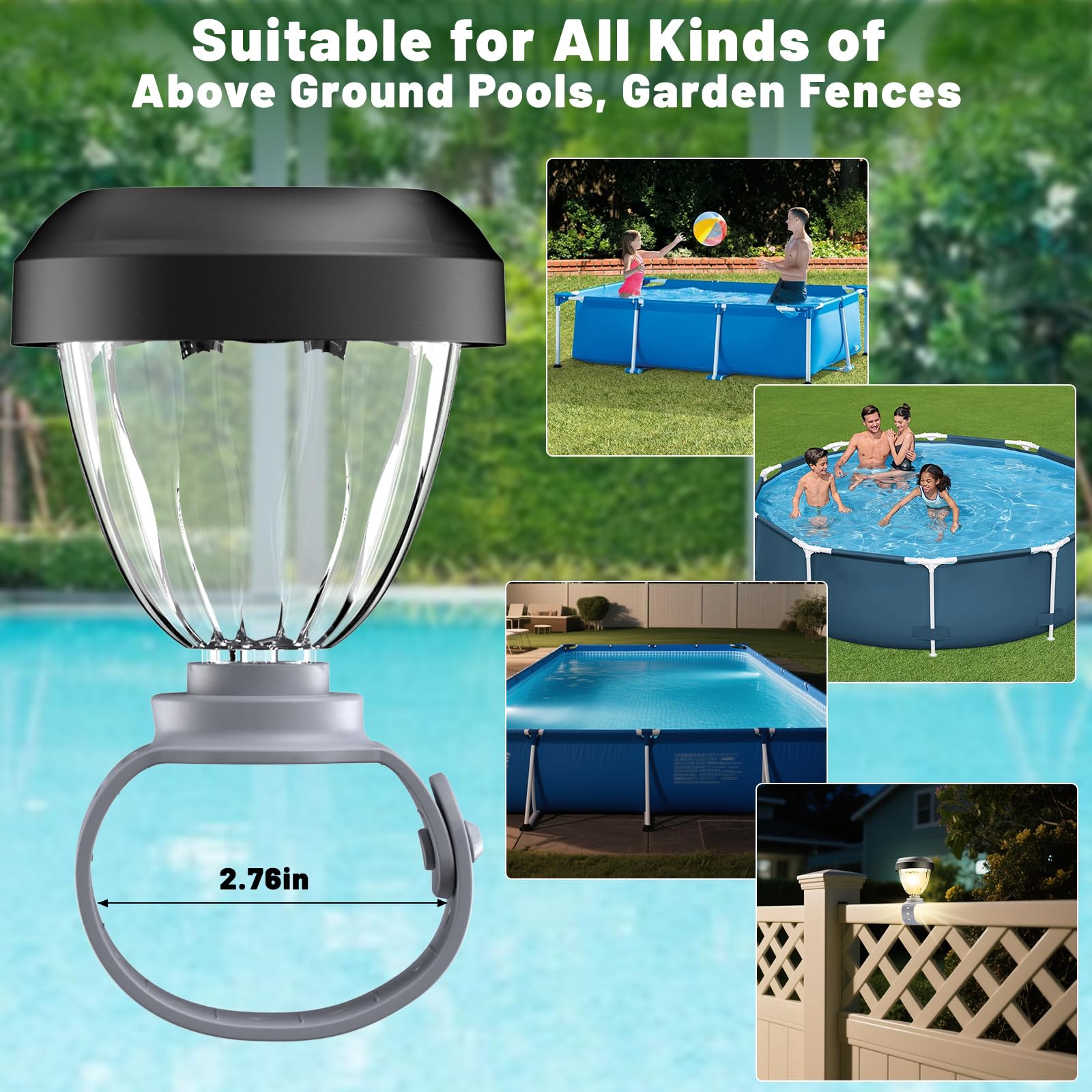 JEMULICE warm white glow illuminates water and creates cozy outdoor evenings.