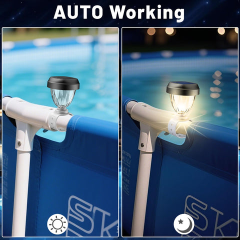 JEMULICE waterproof pool light stands up to wet environments with durable exterior.