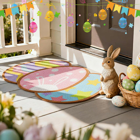 Jenaai doormat anti-slip back helps it stay in place