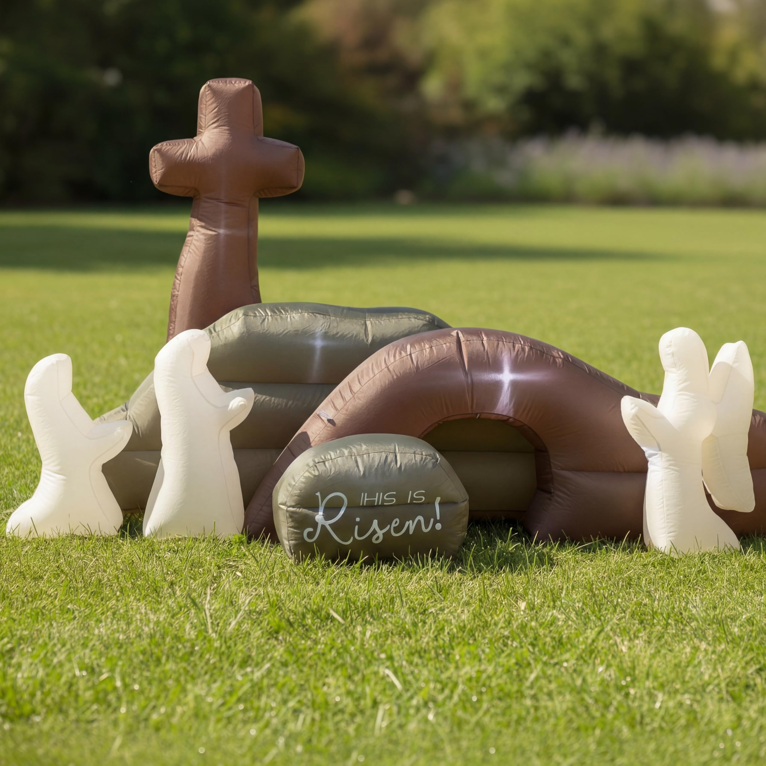 Jenaai Easter tomb nativity scene complements holiday decor.