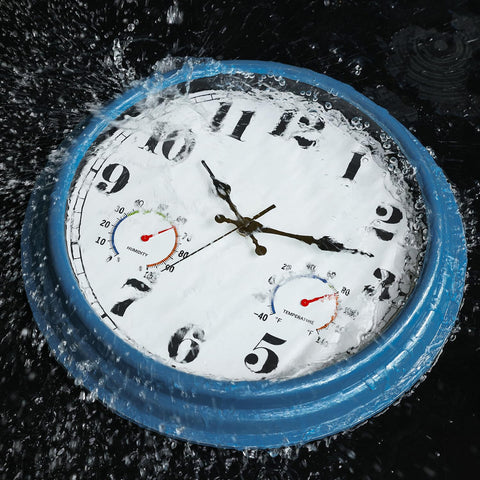 JENLYSTIME blue frame with large numerals for decorative yet readable style