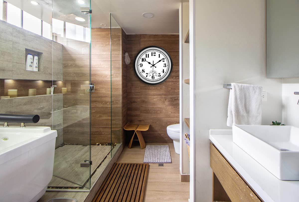 JENLYSTIME large numbers clock provides easy readability from across rooms
