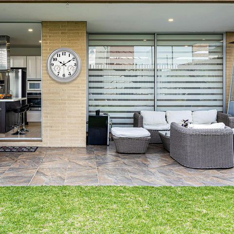 JENLYSTIME clock with large numerals for quick time checks from a distance.
