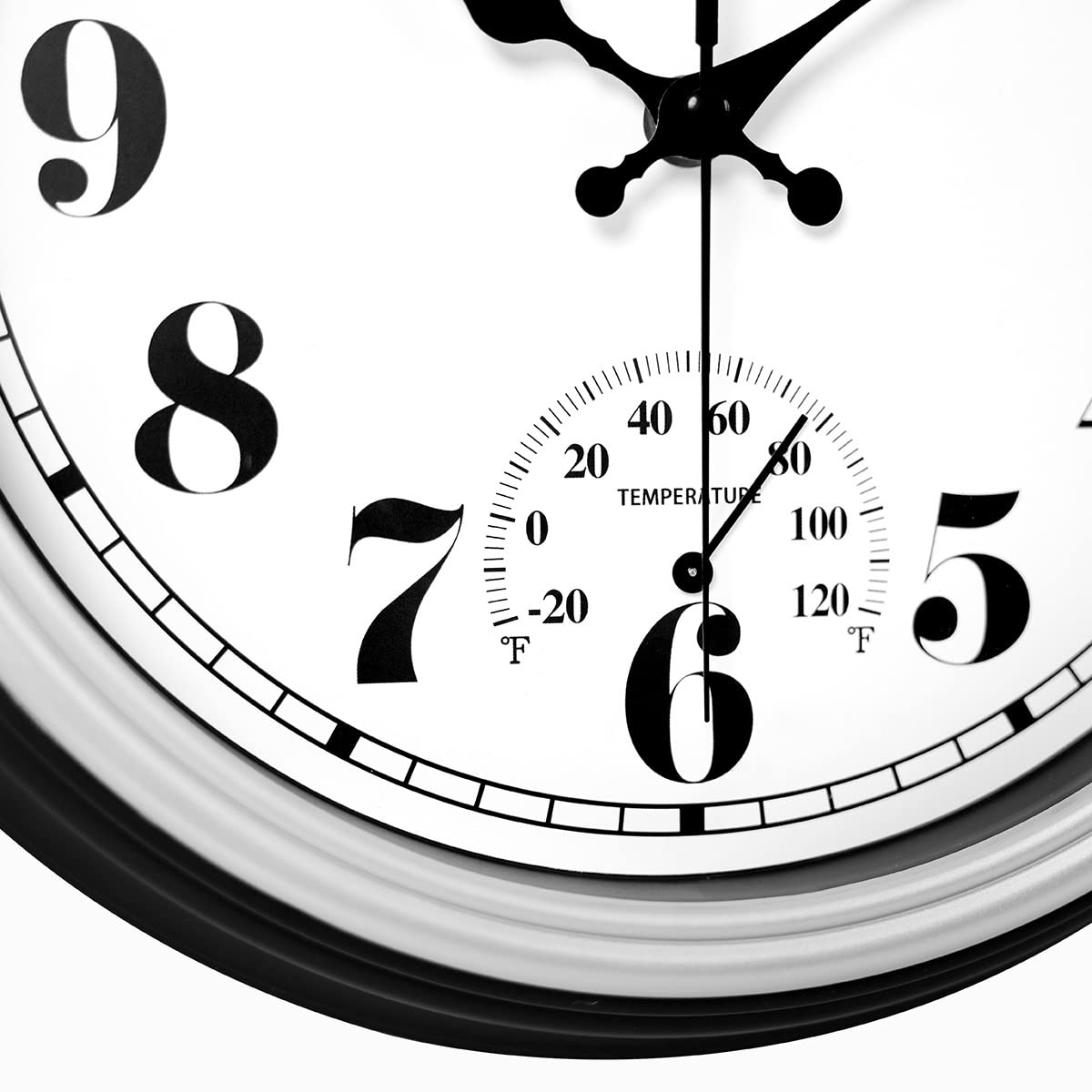JENLYSTIME silent quartz movement wall clock operates quietly for focused spaces