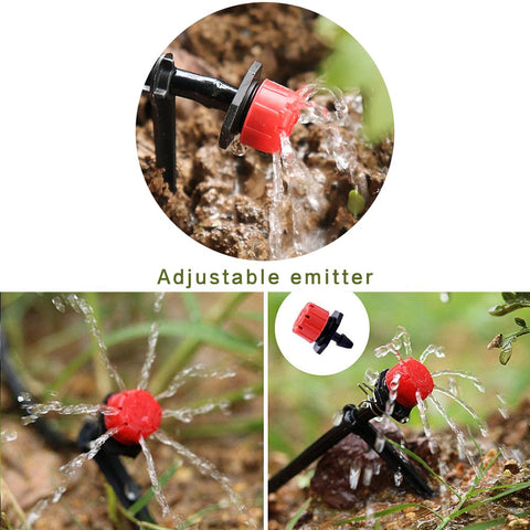 Jepeux plastic irrigation emitter pack delivers reliable drip coverage across beds.