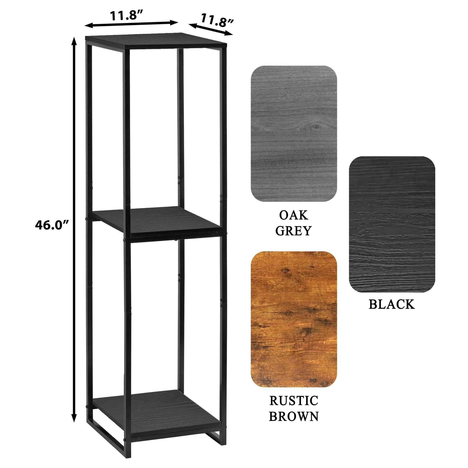 JEPRECO 3-tier plant shelf keeps greens organized and accessible