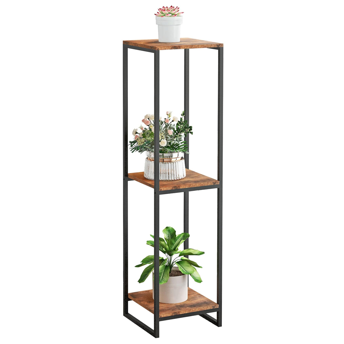 JEPRECO 46in tall plant stand with vertical display for indoors