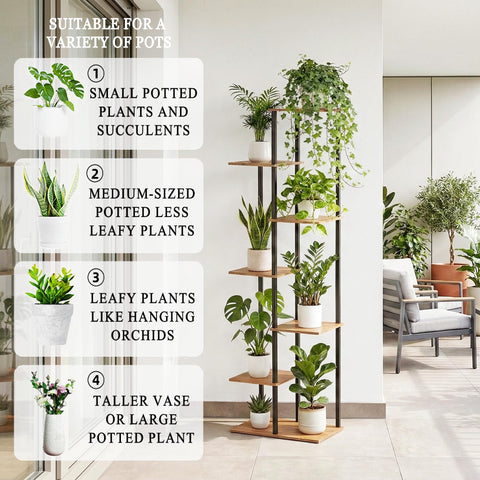 JEPRECO plant stand base with anti-scratch mats protecting floors.