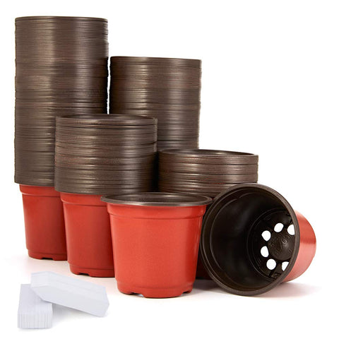JERIA 200-pack 4-inch nursery pots for seed starting and easy transplantation