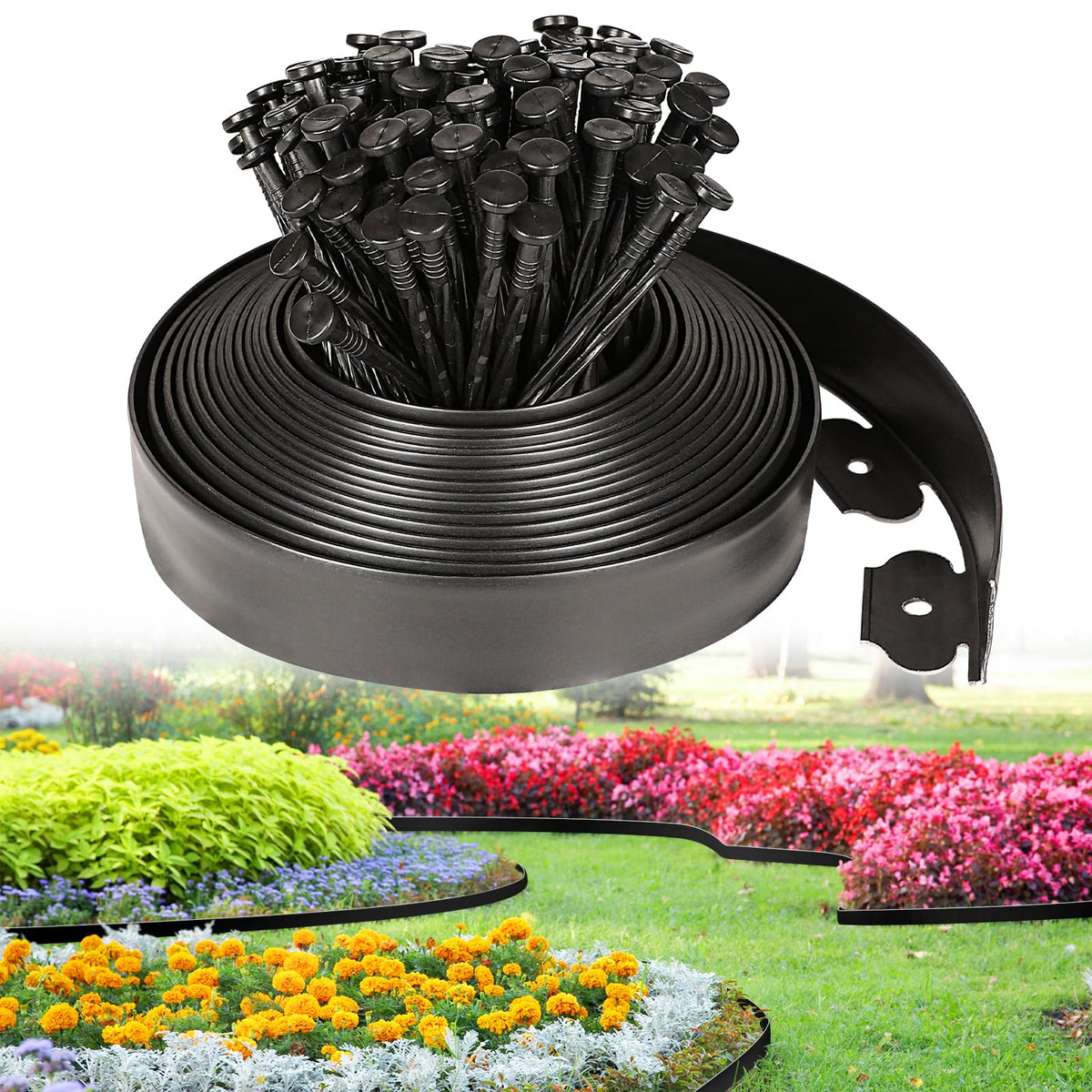 JERIA 2-inch garden edging roll for quick, tidy borders