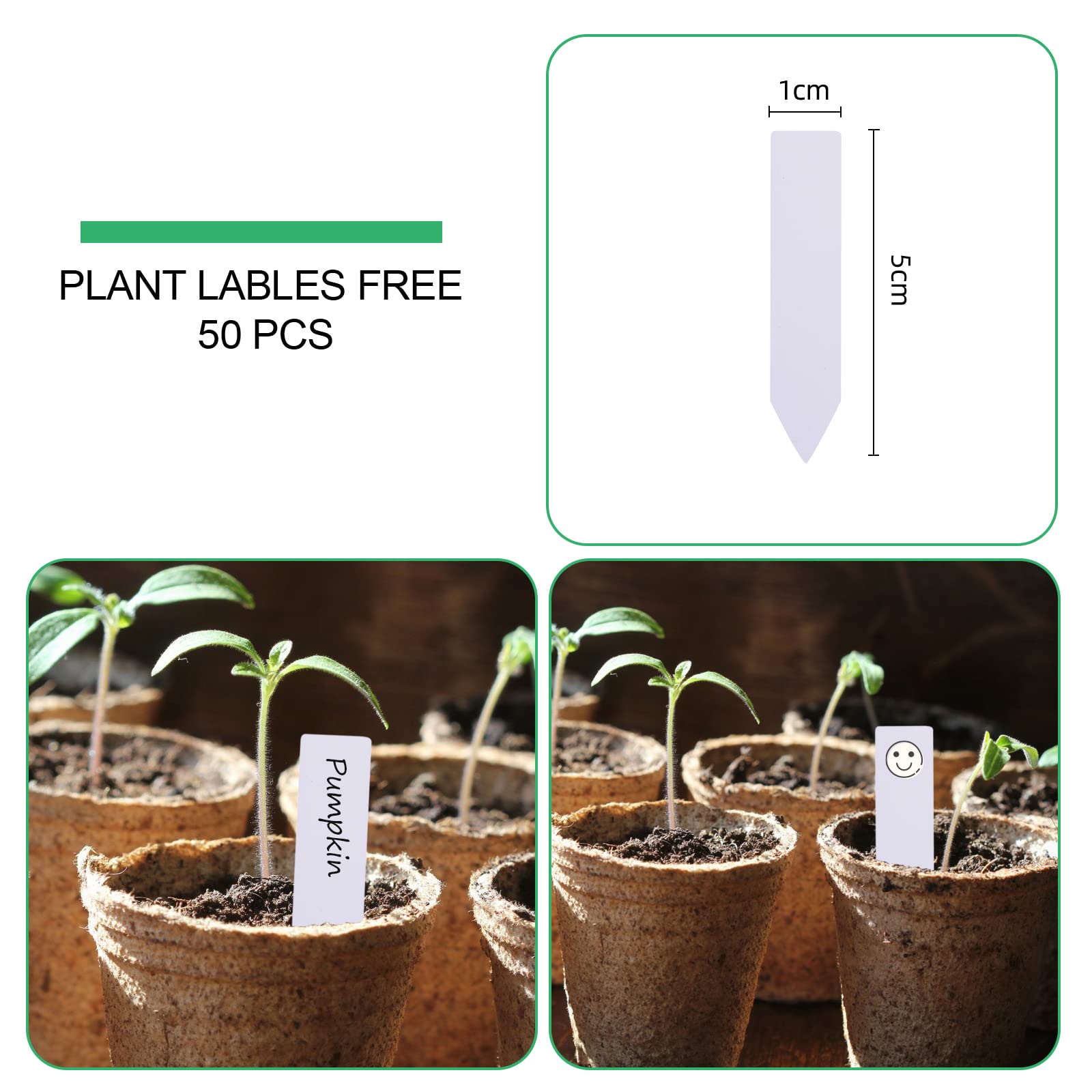 JERIA biodegradable nursery pots ready to degrade into soil.