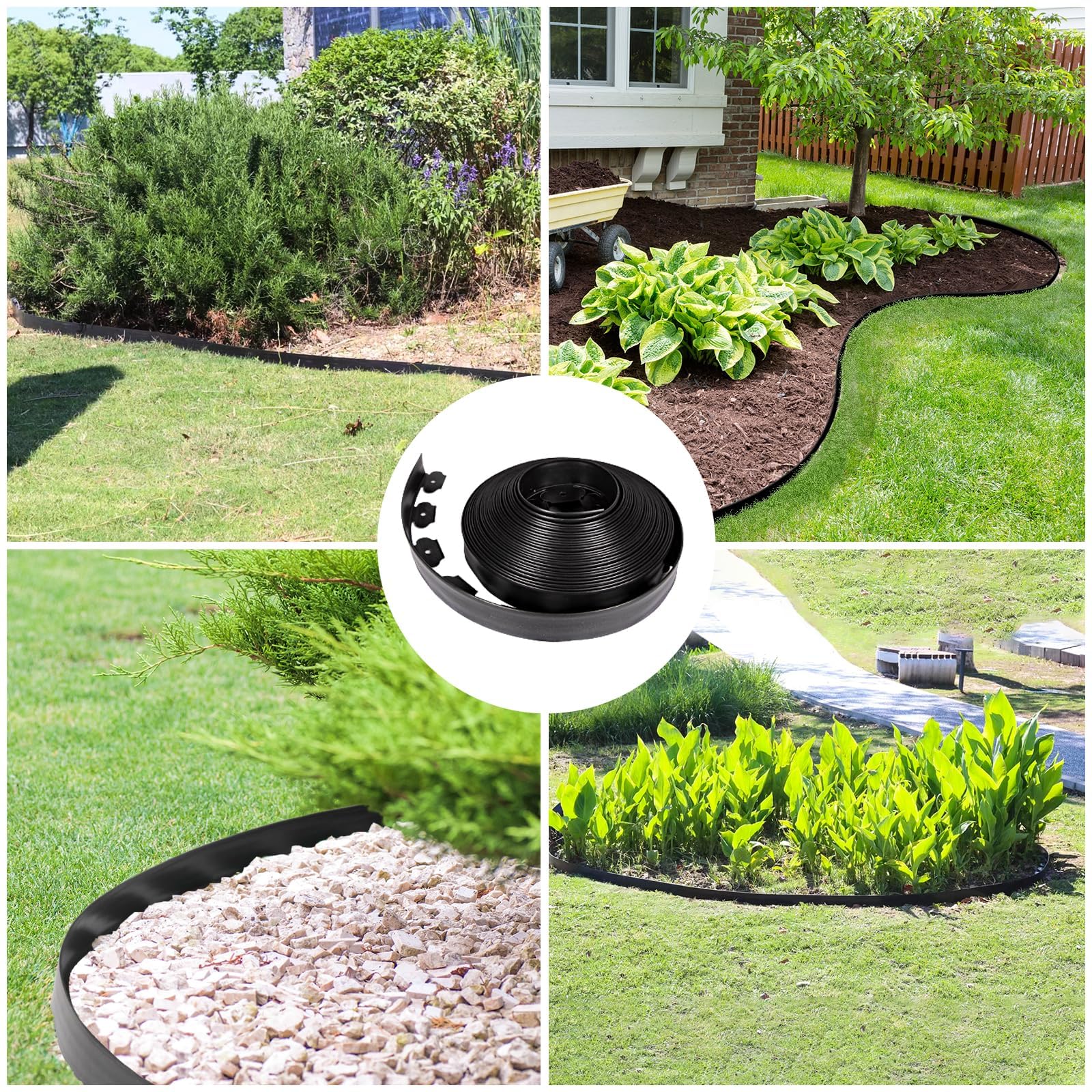 JERIA complete edging kit enables DIY garden design.