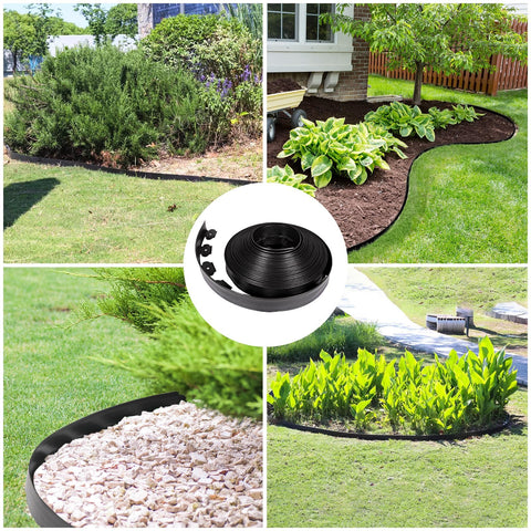 JERIA complete edging kit enables DIY garden design.