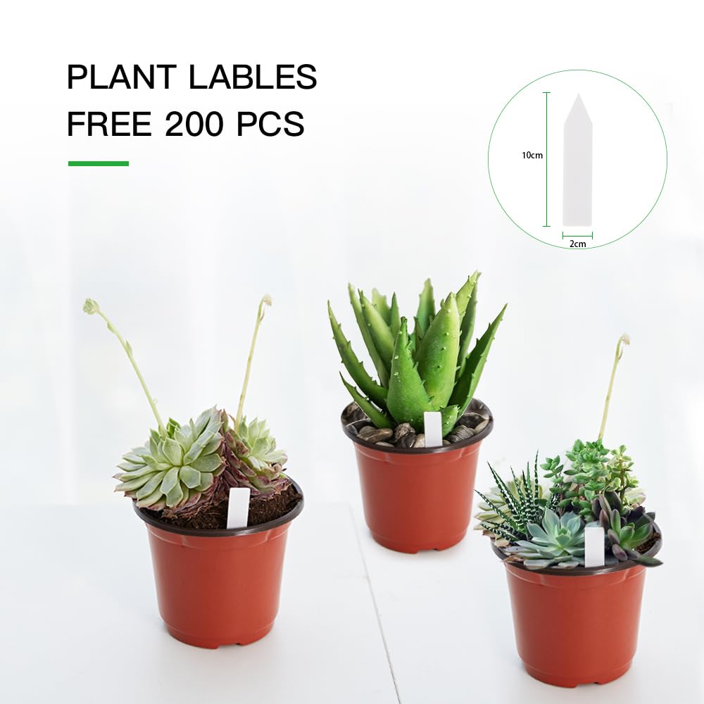 JERIA reusable plastic pot demonstrates lightweight handling and stackable design for easy storage.