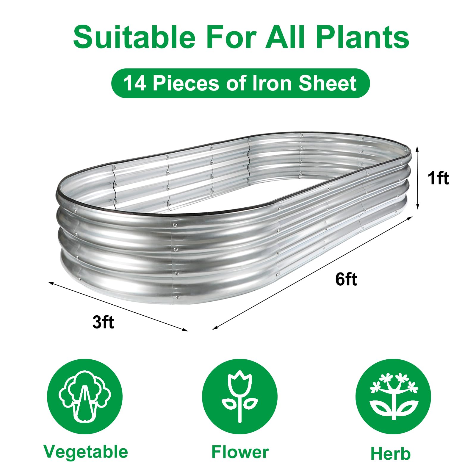 JERIA galvanized metal construction highlights durable outdoor framing