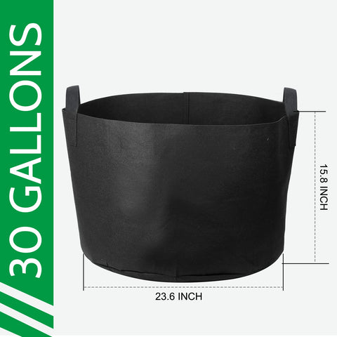JERIA heavy-duty nonwoven pots showing durability and breathable fabric.